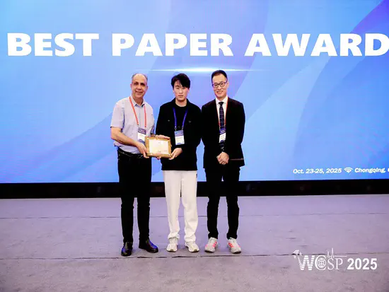 祝贺孙路路同学、周淙浩老师在2025年WCSP国际会议荣获最佳论文奖